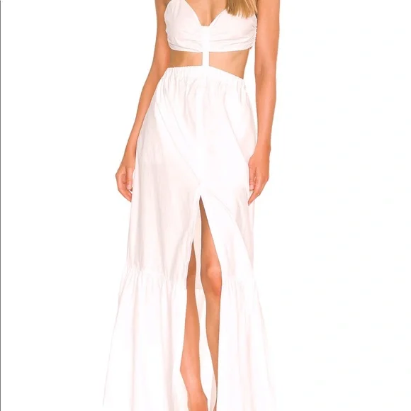 Jonathan Simkhai | Dresses | Kennedi Maxi Dress In Whitejonathan Simkhai |  Poshmark